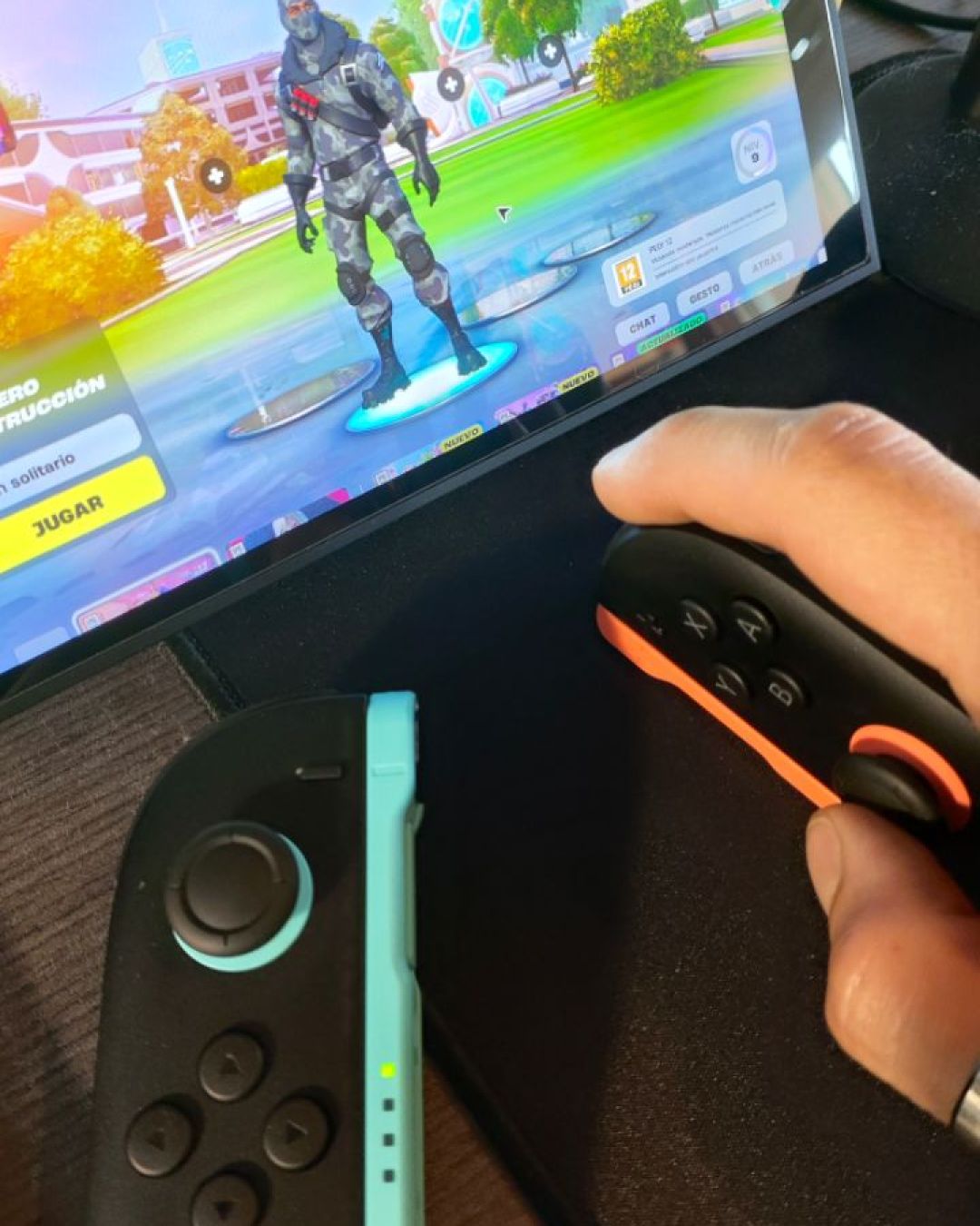 Lo del modo ratón de Nintendo Switch 2 en Fortnite • #Switch2 #Fortnite #60fps