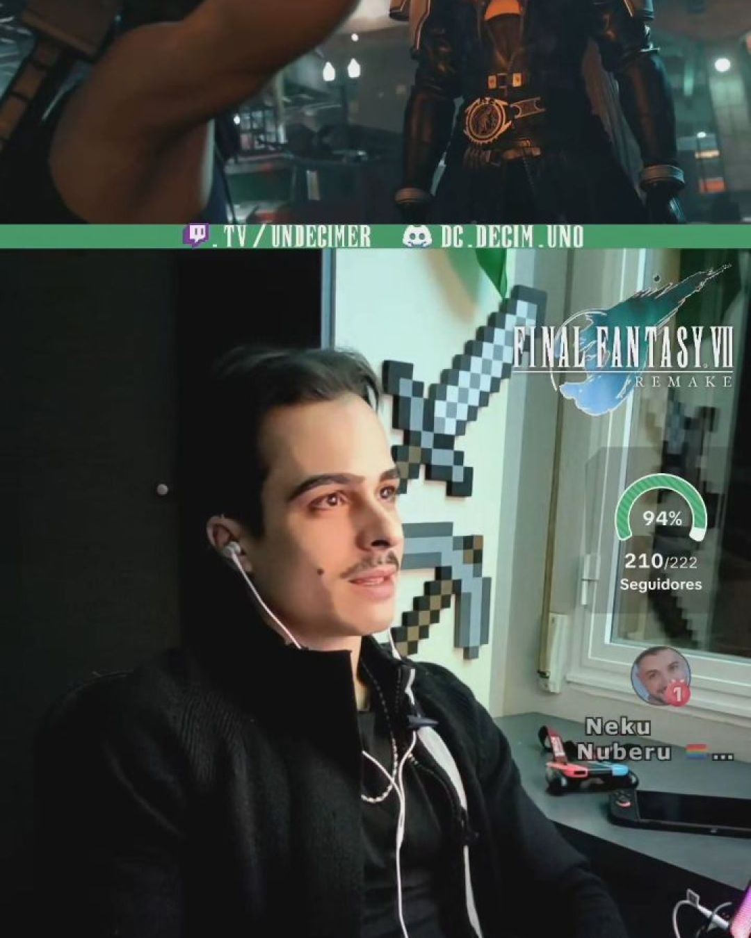 En este playthrough actúo siguiendo las instrucciones de un videojuego japonés llamado Fantasía Fainal ocho. 🤓👆🏻 • #FFVII #Remake